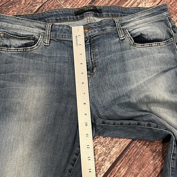 Joes Women Easy Crop Rita Slouchy Blue Wash Denim Stretch Jeans Sz 32X26 (36X26) - Picture 13 of 14